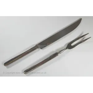 Left Handed Carving Knife and Fork Set