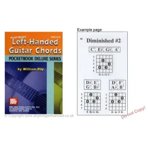 Left Handed Guitar Chord Pocketbook Left Handed Guitar Chord Pocketbook