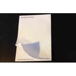 Left-Handers Notepad, 60 Sheet A6