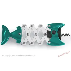 Original Fish Corkscrew Left Handed Aqua