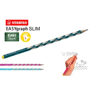 Stabilo® EASYgraph SLIM Left Handed Graphite Pencils (Set of 6)